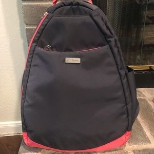Wilson Women's Backpack Tennis Bag Gray/Pink